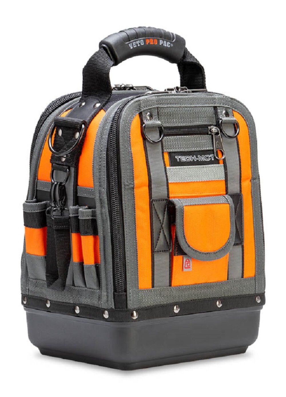 Veto Pro Pac Tech Tool Bag Compact/Tall Hi Viz Orange TECH MCT HI