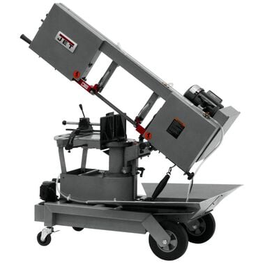 JET 10 In. Horizontal/Vertical Dual Mitering Portable Band Saw 13 x 10