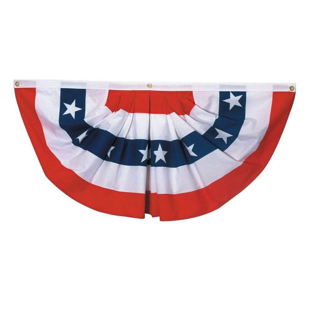 Valley Forge Flag 3 Ft. Width x 6 Ft. Height Stars & Stripes Full-Fan Flag – PFF-ST