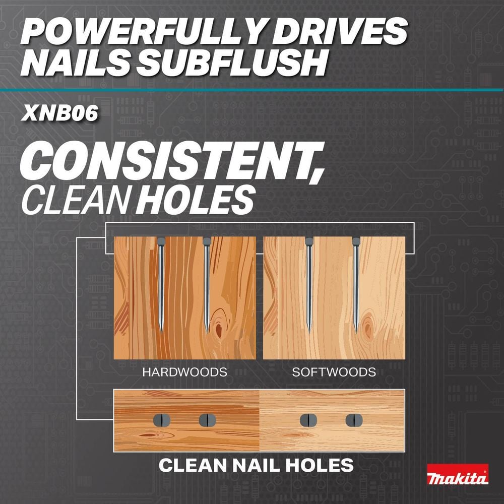 Makita 18V LXT Lithium-Ion Brushless Cordless 2-1/2 Inch Angled Finish Nailer 16 Gauge (Bare Tool), large image number 5