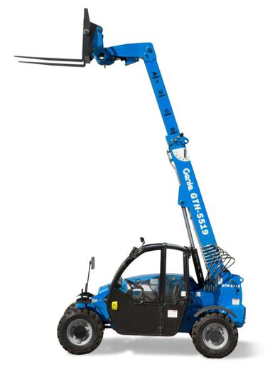 Genie Telehandler GTH-5519 5,500lb Capacity 19' Reach Forklift with Heated Cab, large image number 4