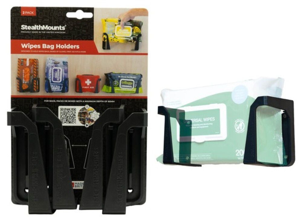 Stealthmounts Wipe Holder, 2 Pieces – OM-WH-BLK-2
