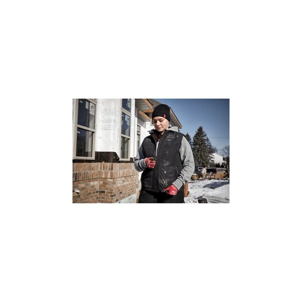 Milwaukee M12 Womens Heated AXIS Vest Kit, Gray, Large, large image number 15