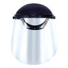 Jackson Safety Lightweight Scratch Resistant Safety Headgear with Ratchet Suspension and Clear Anti-Fog Acetate Window Sweatband Nylon Black, small image number 4