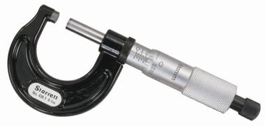Starrett No. 436 Series Outside Micrometers 0-1in Range