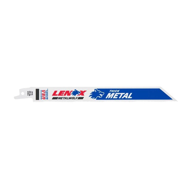 Lenox 8 Inch 14 TPI METALWOLF WAVE EDGE Reciprocating Saw Blade, 5 Pieces, large image number 5