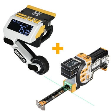 REEKON T1 Tomahawk Digital Tape Measure & M1 Caliber Measuring Tool Bundle