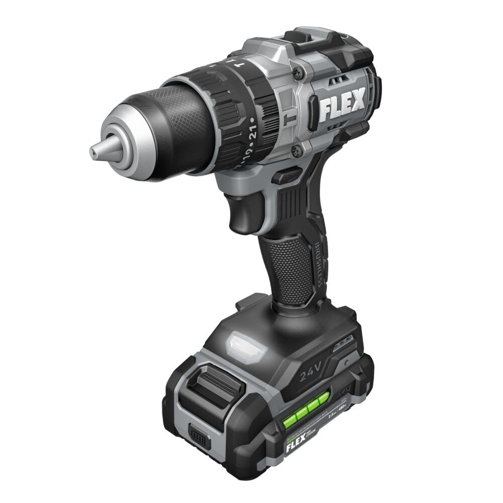 FLEX 1/2 Inch 2-Speed Hammer Drill Kit, large image number 3