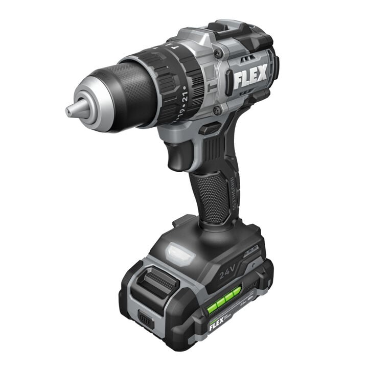 FLEX 1/2 Inch 2-Speed Hammer Drill Kit, large image number 2