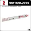 Milwaukee 9 in. 24 TPI THE TORCH SAWZALL Blades 5PK, small