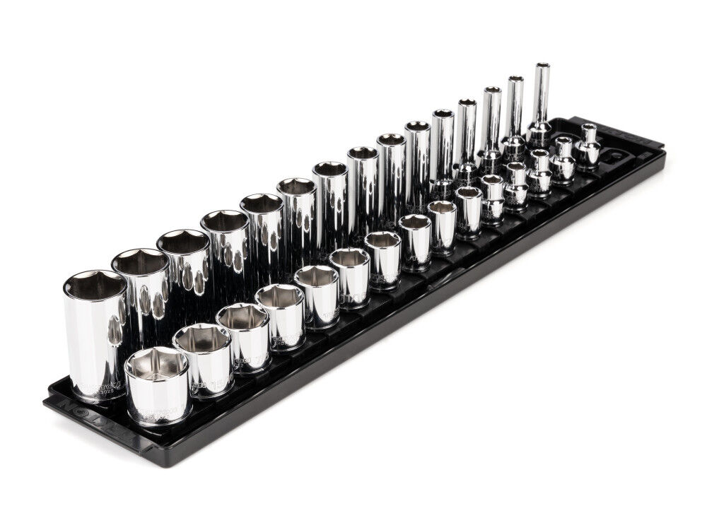 Tekton 3/8 Inch 6 Point Socket Set, 30 Pieces (1/4-1 Inch), large image number 2