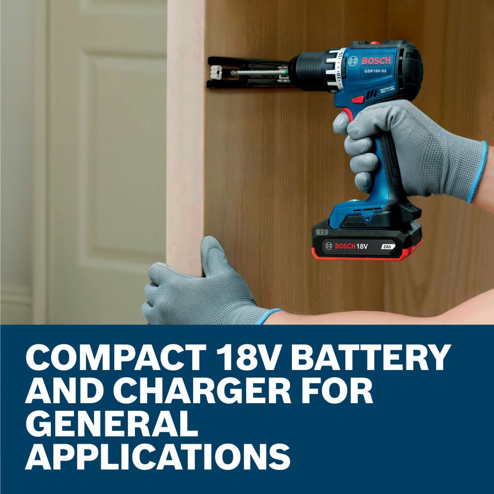 Bosch 18V 2 Ah Starter Kit, large image number 3