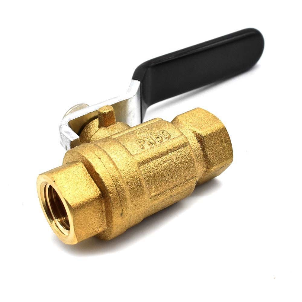Interstate Pneumatics 1/4 Inch x 1/4 Inch NPT Female Brass 600 PSI Ball Valve, large image number 5