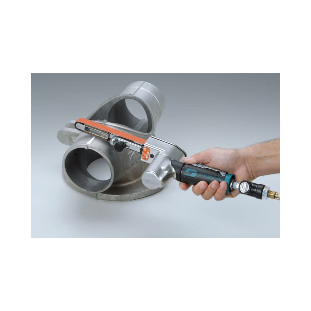 Dynabrade Inc Dynafile II 0.5HP 20000 RPM Front Exhaust 7 Degree Offset Air Belt Sander, large image number 2