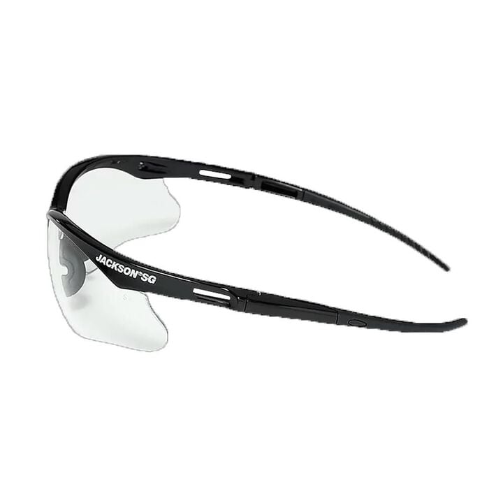 Jackson Safety Glasses Anti Scratch Coating Clear Lens Black Frame, large image number 5