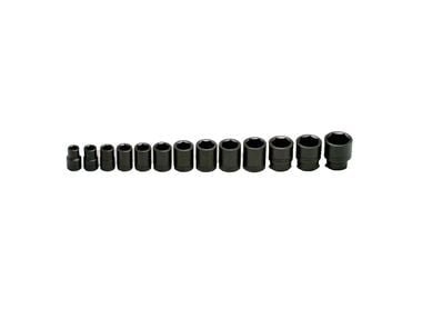 Wright Tool 1/2 In. Dr. 13 pc. Impact Socket Set 7/16 In. to 1-1/4 In.