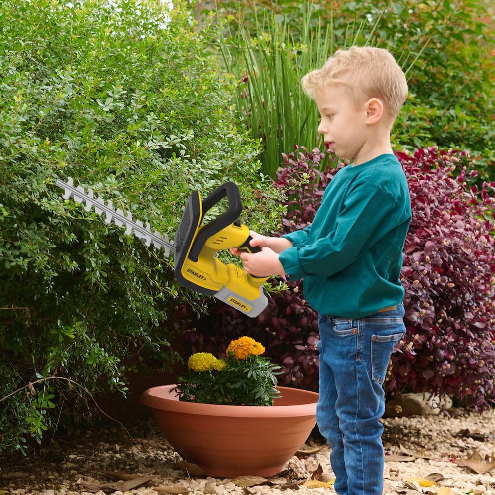 Stanley Jr Kids Battery-Powered Hedge Trimmer Toy, large image number 4