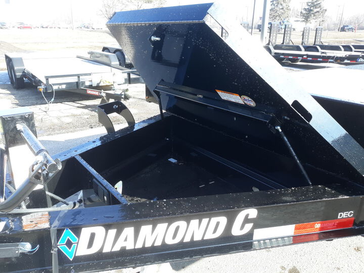 Diamond C 22 Ft. x 102 In. Heavy Duty Deck Over Equipment Trailer with Max Ramps, large image number 6