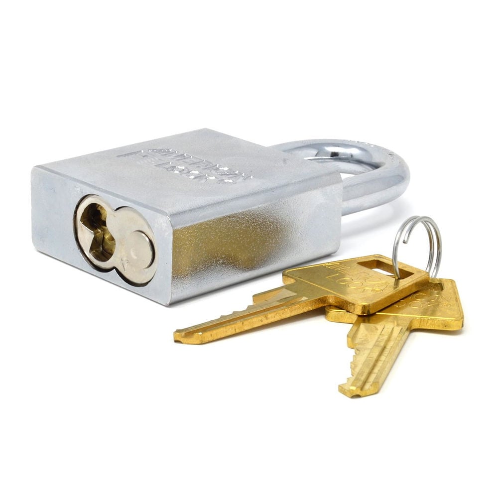 Master Lock 1-3/4 Inch Solid Steel Keyed Different Rekeyable 5-Pin Padlock, large image number 3