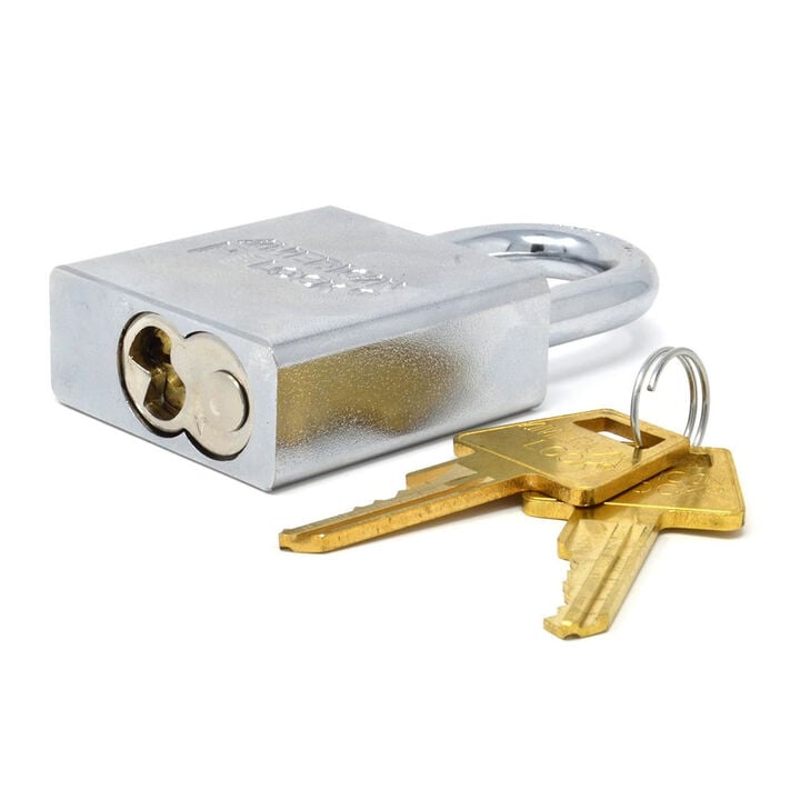 Master Lock 1-3/4 Inch Solid Steel Keyed Different Rekeyable 5-Pin Padlock, large image number 2