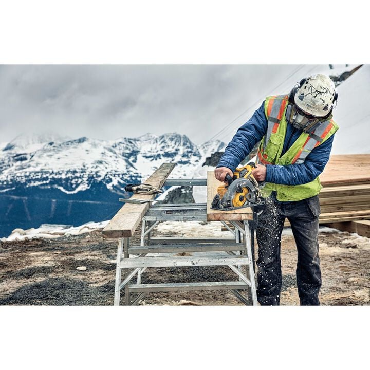 DEWALT 60V MAX 7-1/4 Inch Cordless Saw & 9 Ft. Pocket Tape Measure Bundle, large image number 12