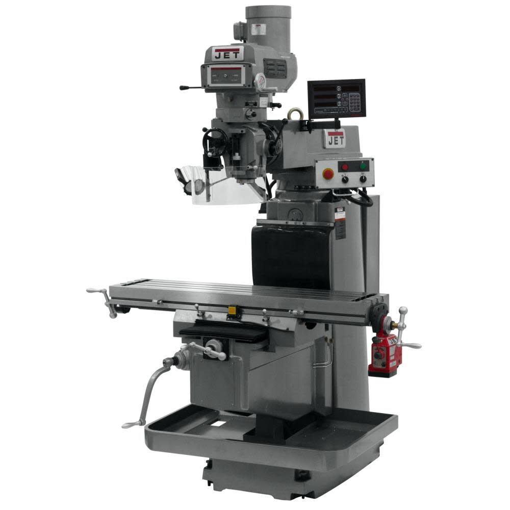 JET JTM-1254VS DP700 DRO X PFD Vertical Milling Machine, large image number 1