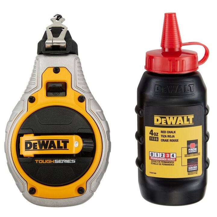DEWALT TOUGHSERIES Chalk Reel Kit, Red