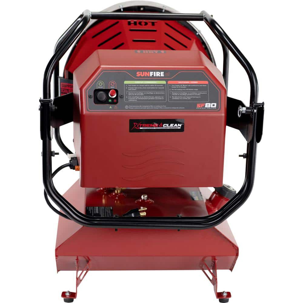 Sunfire SF80 80,000 Btu 1900 Square-Foot Area Diesel/Kerosene Radiant Heater, large image number 10