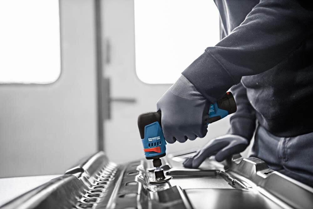 Bosch 12V Max Brushless 1 4 Inch Right Angle Die Grinder Kit with 3 Ah Battery 2pk GWG12V 20SB23 Acme Tools