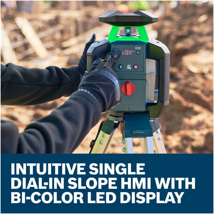 Bosch 18V Green-Beam H/V Rotary Laser Kit, large image number 3