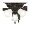 Hunter Fan Builder Ceiling Fan 42in New Bronze Brazilian Cherry, small image number 4