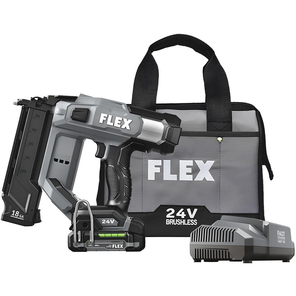 FLEX 24V 18Ga Brad Nailer Kit, large image number 1