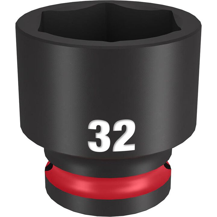 Milwaukee Impact Socket 1/2in Drive 32mm Standard 6 Point