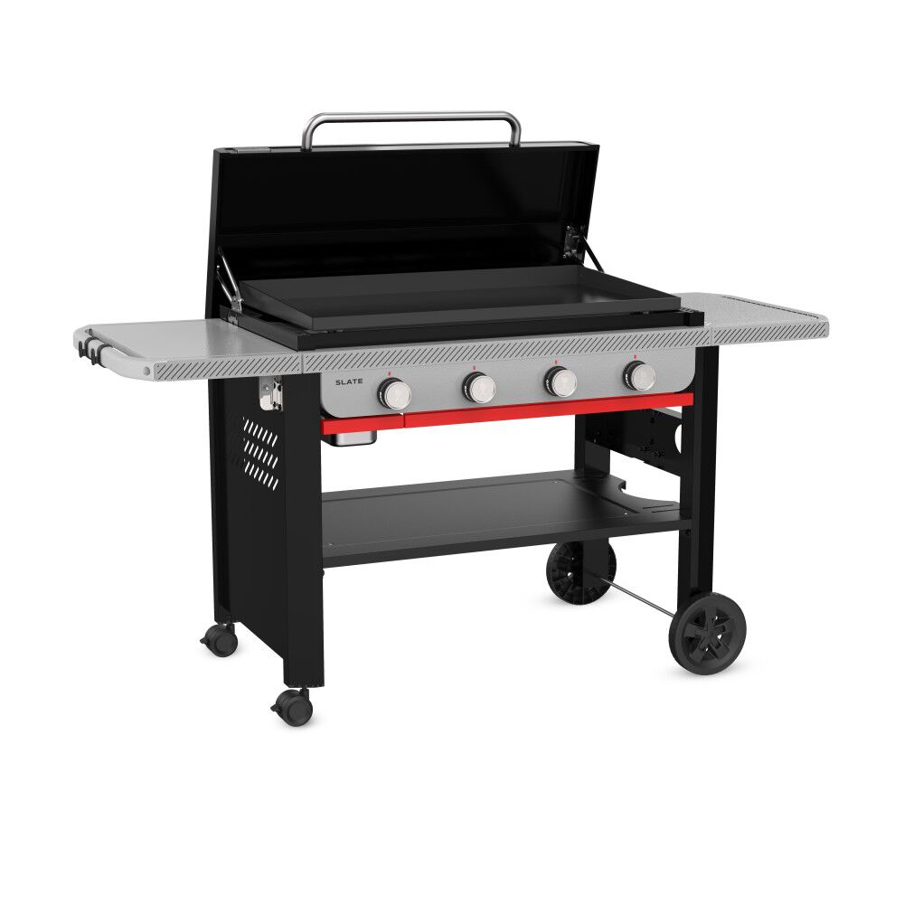 Weber Slate 36 Inch 4 Burner Liquid Propane Premium Griddle Black – 1502036