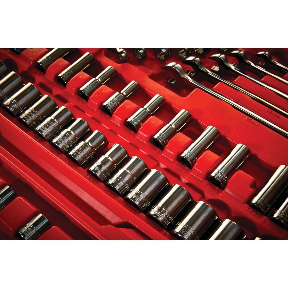 CRAFTSMAN Gunmetal Chrome Mechanics Tool Set, 121pc, large image number 10