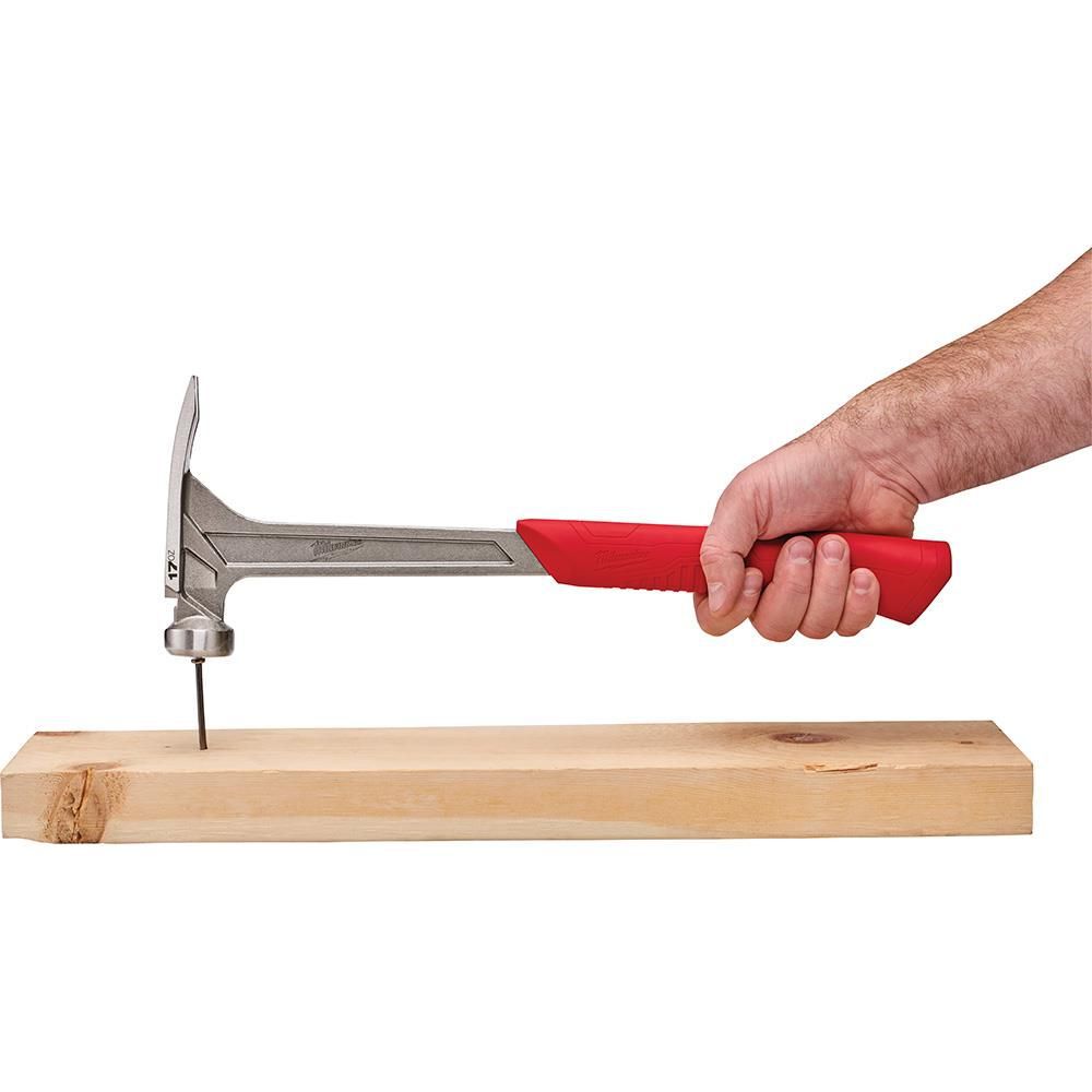Milwaukee 17 oz Smooth Face Framing Hammer, large image number 8