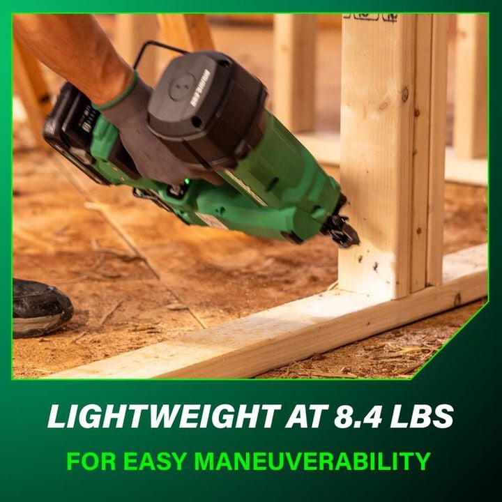 Metabo HPT 18V MultiVolt Cordless 21 3-1/2" Plastic Strip Framing Nailer (1x4.0Ah), large image number 5