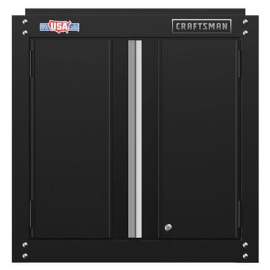CRAFTSMAN S2000 Series 28 Inch Wide Wall Cabinet, Black