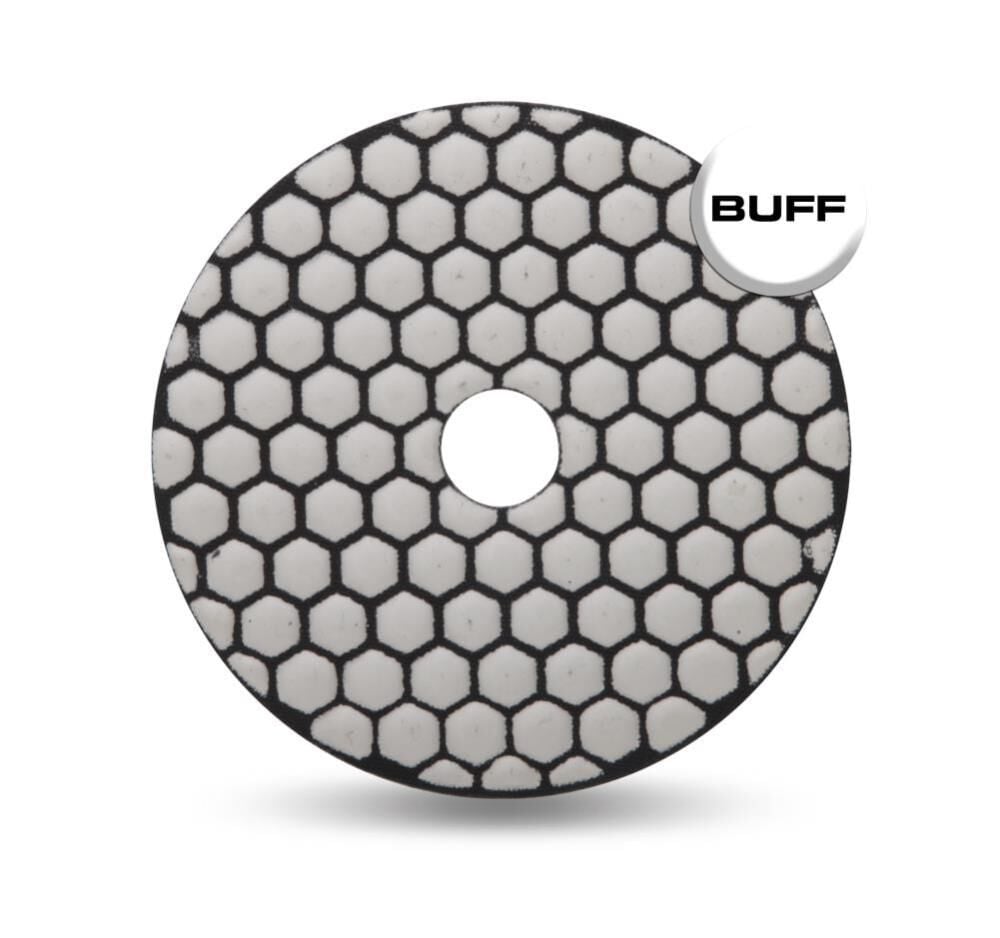 Rubi Tools Resin Dry Polishing Pad Final Buff 4 In. (white), large image number 2