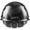 Lift Safety Hard Hat DAX Full Black Camo Carbon Fiber Cap Style, small image number 4