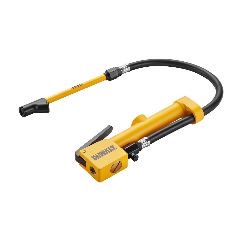 DEWALT Sight Glass Inflator with 15 Inch Hose and Dual Head Straight Chuck, large image number 1