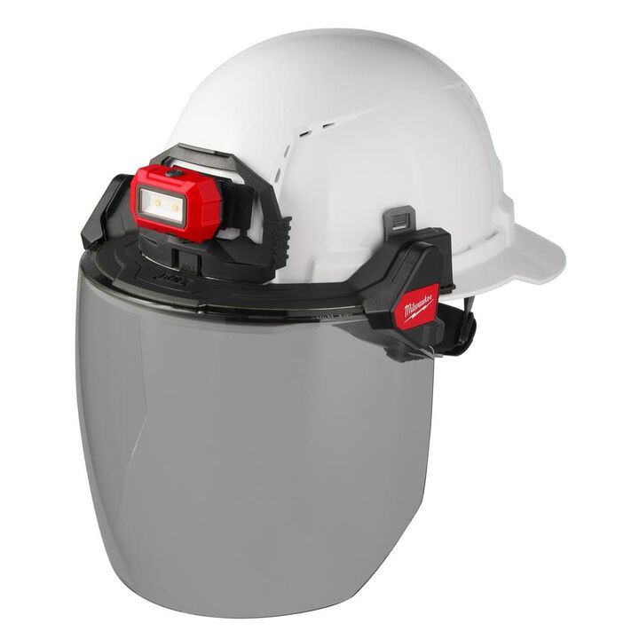 Milwaukee BOLT Full Face Shield Gray Dual Coat Lens Compatible with Safety Helmets & Hard Hats, large image number 8