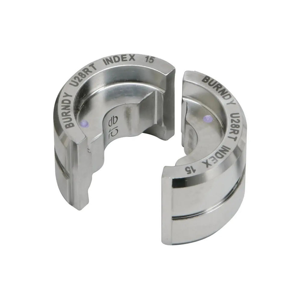 Burndy Stainless Steel Radial Non-Butting Twin U Die, Index 997, large image number 2