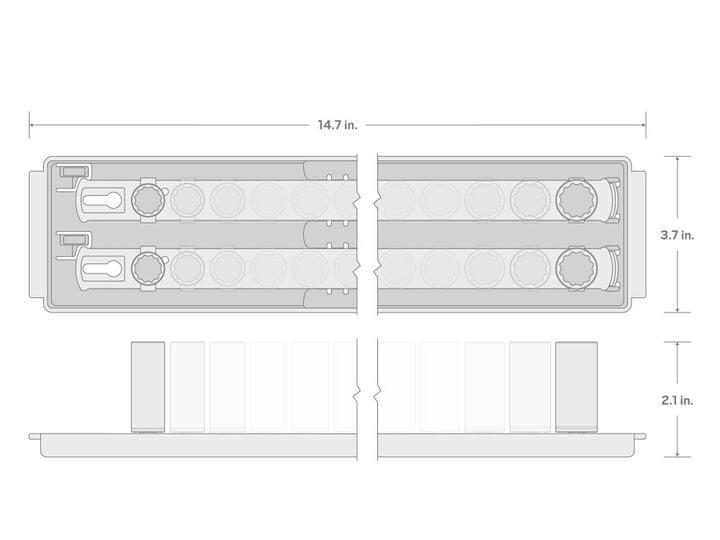 Tekton 1/4 Inch Shallow, Semi-Deep, and Deep 12 Point. Impact Sockets, 48 Pieces, large image number 3