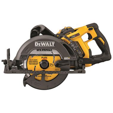 DEWALT FLEXVOLT 60V MAX 7-1/4 Worm Drive Style Saw (9.0Ah Battery) Kit, large image number 7