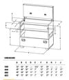 Greenlee 48 In. x 60 In. Flat Top Storage Box, small image number 3