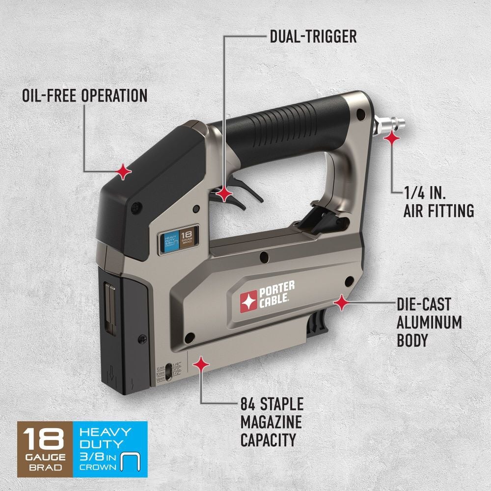 Porter Cable 3 8 in Crown Stapler Heavy Duty TS056 Acme Tools