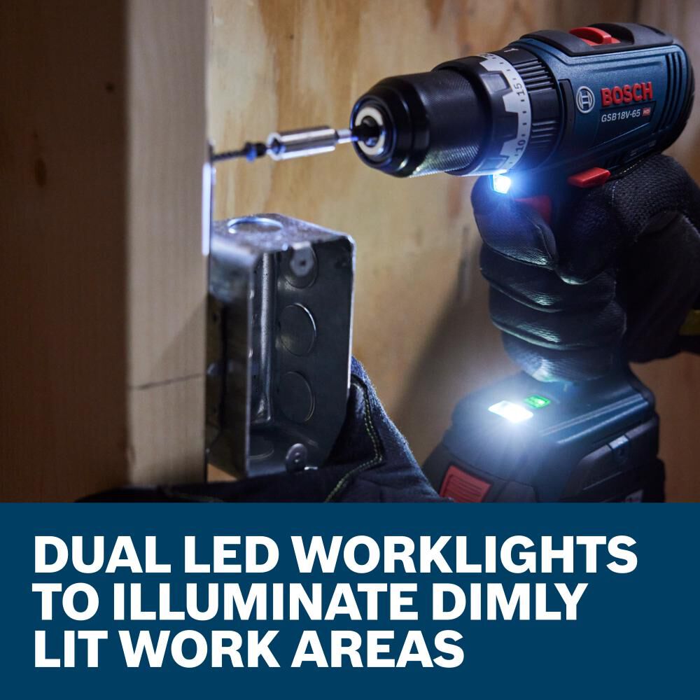 Bosch 1/2 Inch Brushless Hammer Drill/Driver Kit, large image number 6