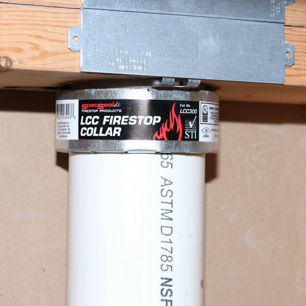 Specified Technologies Inc SpecSeal LCC Intumescent Firestop Collars, large image number 3