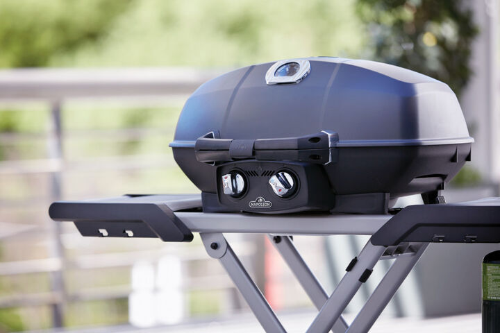 Napoleon TravelQ PRO285X Portable Propane Gas Grill with Scissor Cart Black, large image number 10